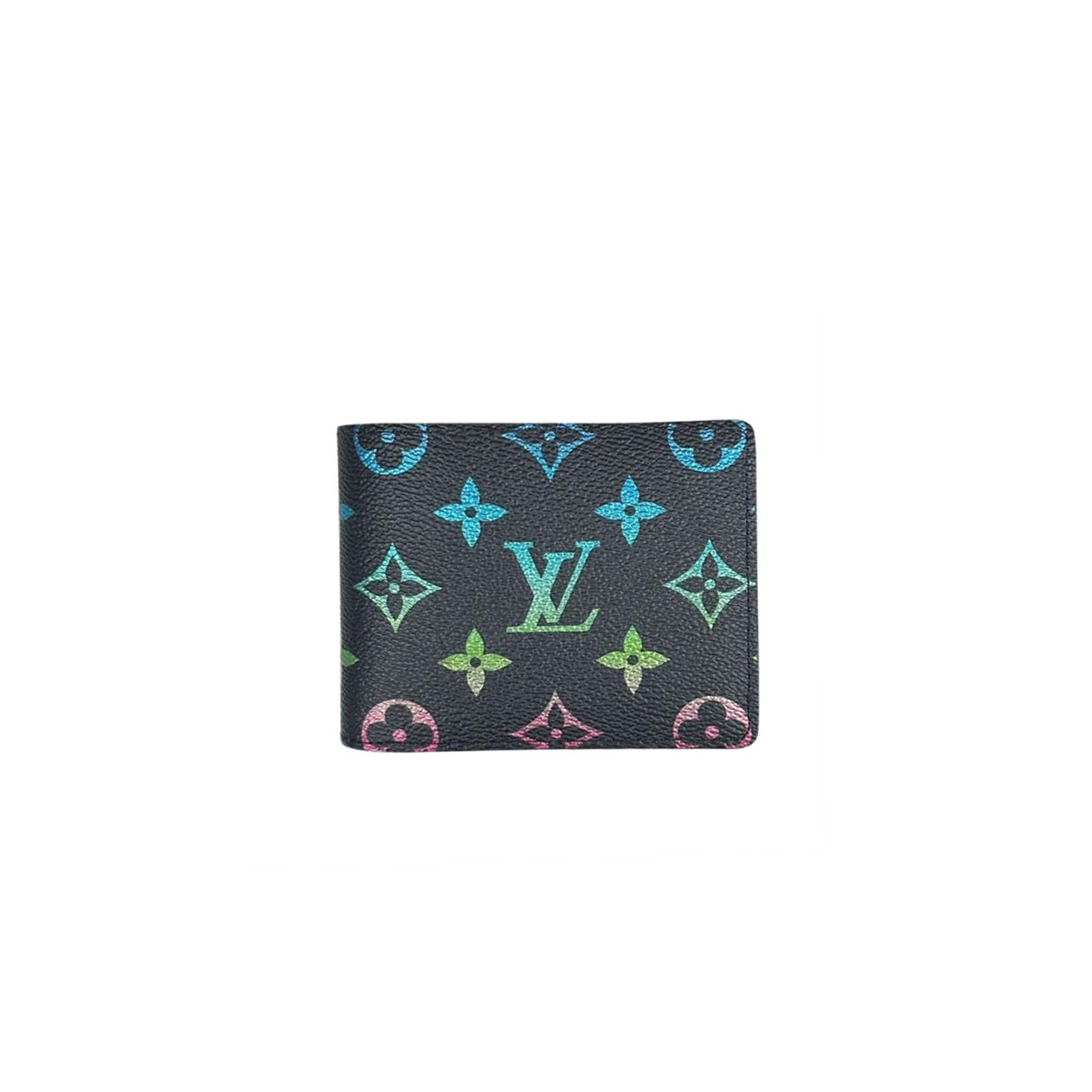 l**is V*t*n murakami monogram gradient print wallet black m13190 (11.5*9*1.5cm)